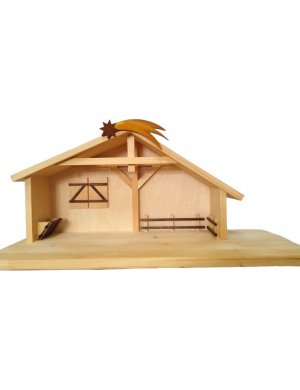 Nativity stable for 13cm figures, nature