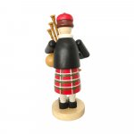 Smoking man bagpiper