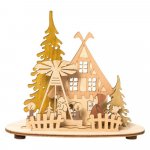 Tea light holder pyramid