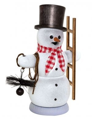 incense smoker snowman chimney sweep