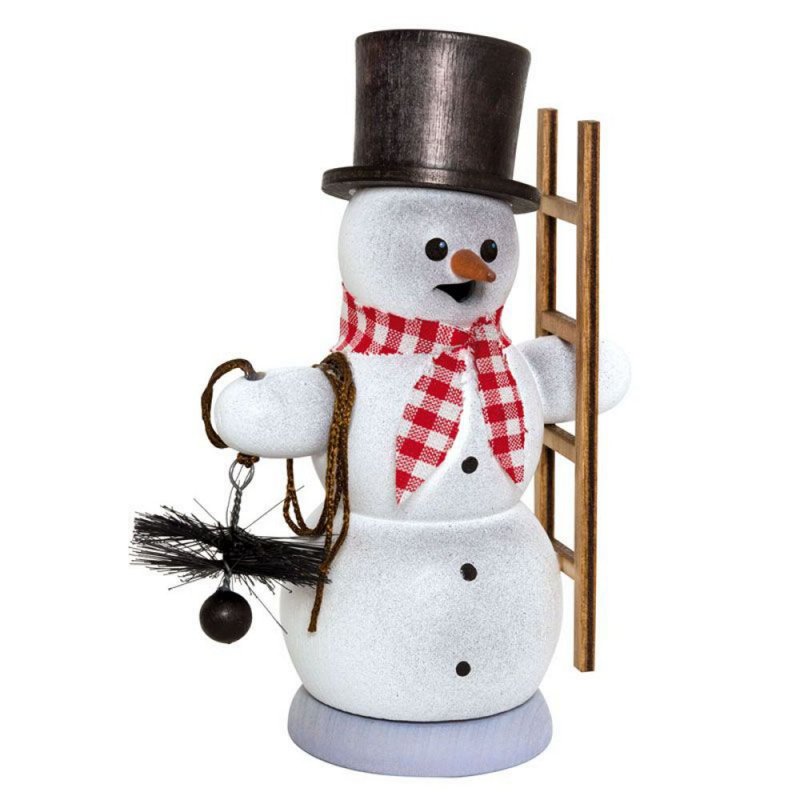 incense smoker snowman chimney sweep