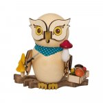 Smoker owl mushroom picker