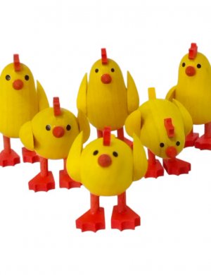 Chick group 6 pcs.