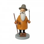 Smoking man wood collector, stained