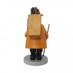 Smoking man wood collector, stained