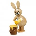 Easter bunny with paint bucket