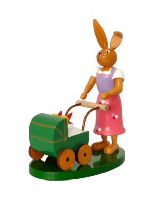 Bunny with carriage