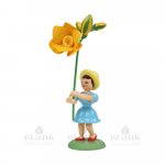 Blank flower child with freesia, colored