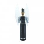 Angel chandelier annual angel 2023, black-silver