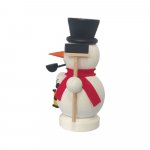 Smoking man snowman