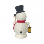 Smoking man snowman