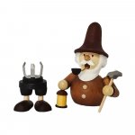 Mini incense smoker imp with pickaxe