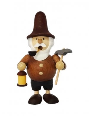 Mini incense smoker imp with pickaxe
