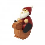 Santa Claus on rocking horse