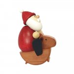 Santa Claus on rocking horse