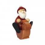 Santa Claus on rocking horse