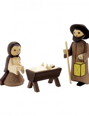 Holy Family, stained (22cm)