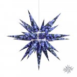 Moravian Star Edition Natural Paper 60cm, forget-me-not