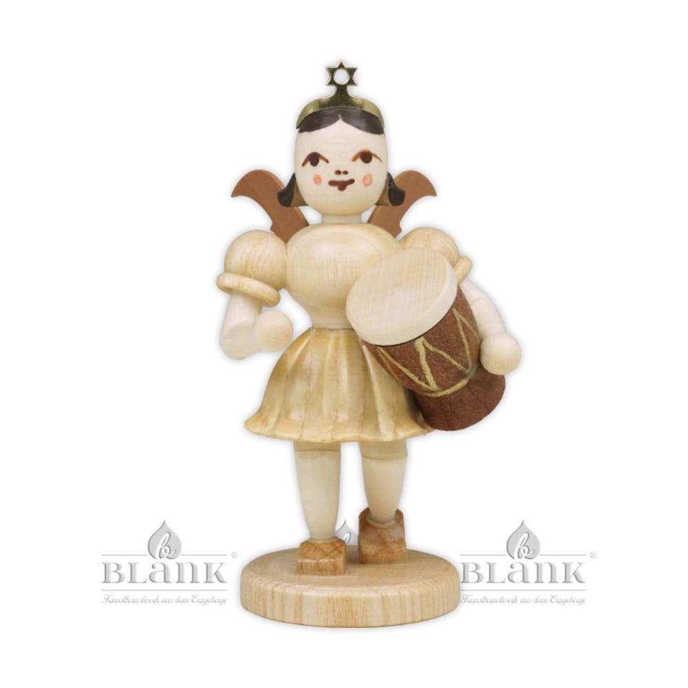 Short skirt angel with djembe 