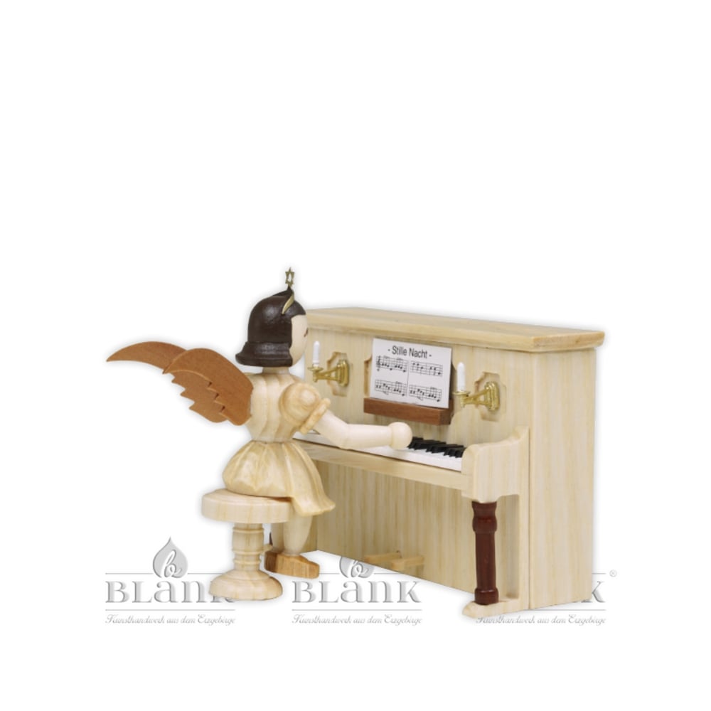 short skirt angel at the piano