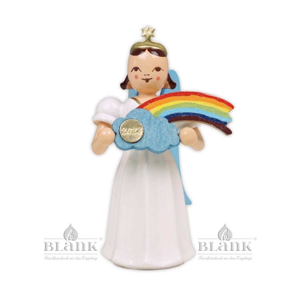 Long skirt angel rainbow colored