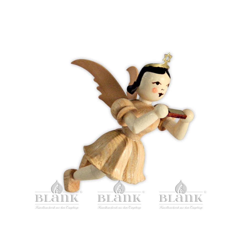 floating angel with harmonica