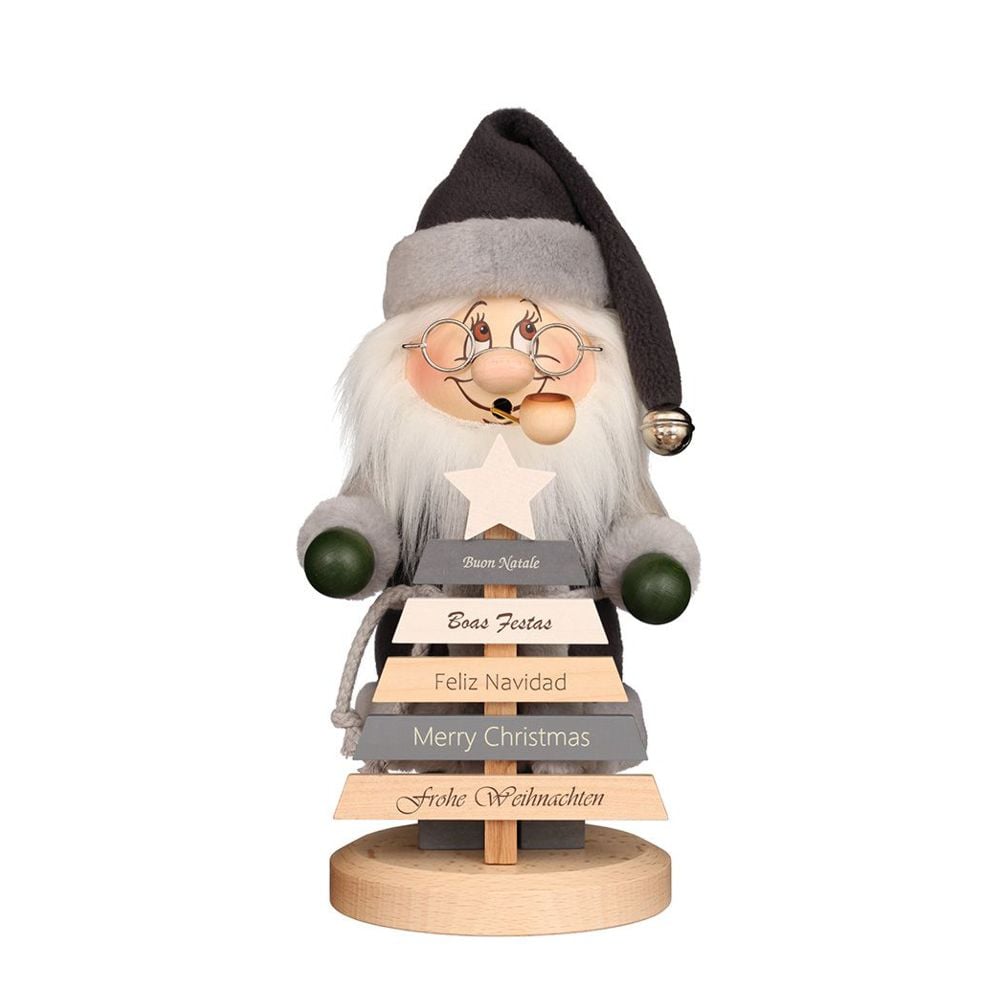 Incense figure gnome Merry Christmas