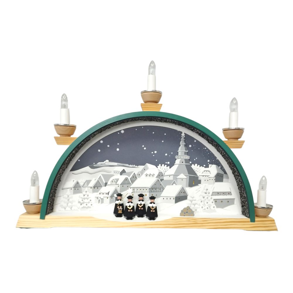 Candle arch starry sky