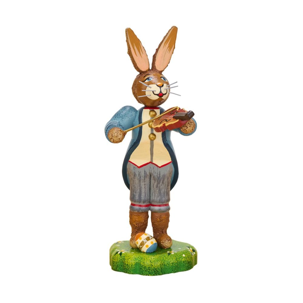 Hubrig collectible figures - rabbit musician boy with violin