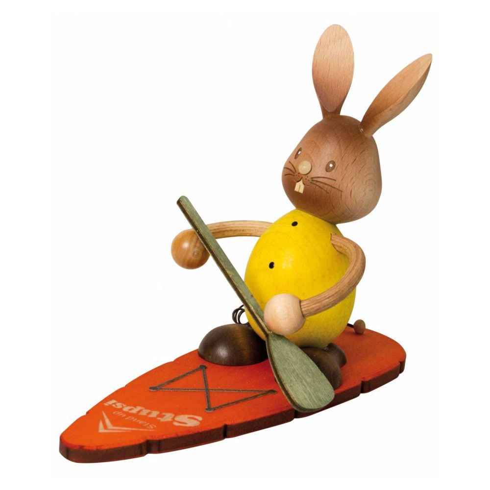 Easter bunny Stupsi on stand up board