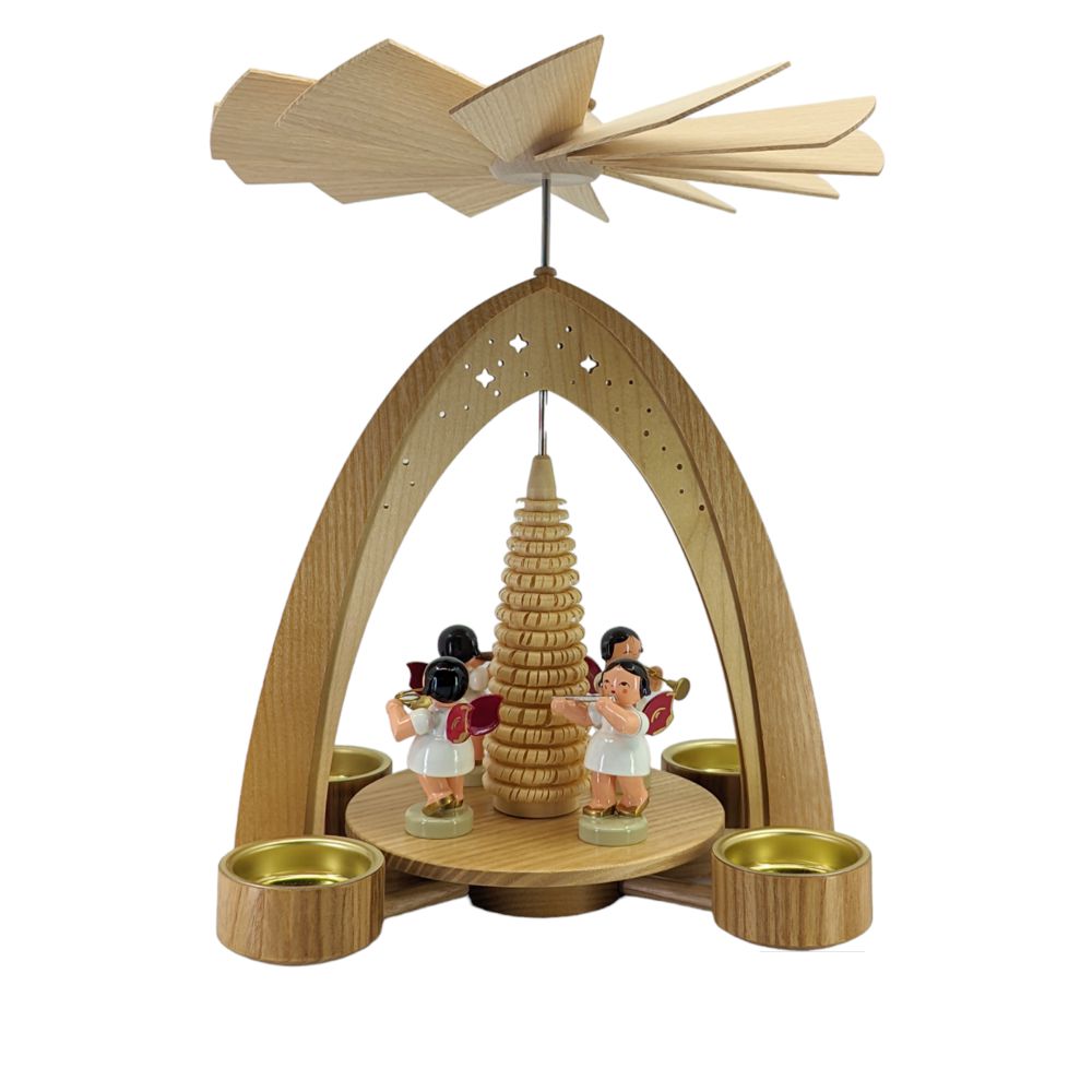    Pyramid with angels