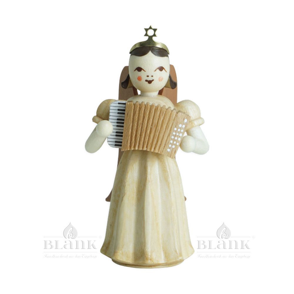 Long skirt angel with accordion