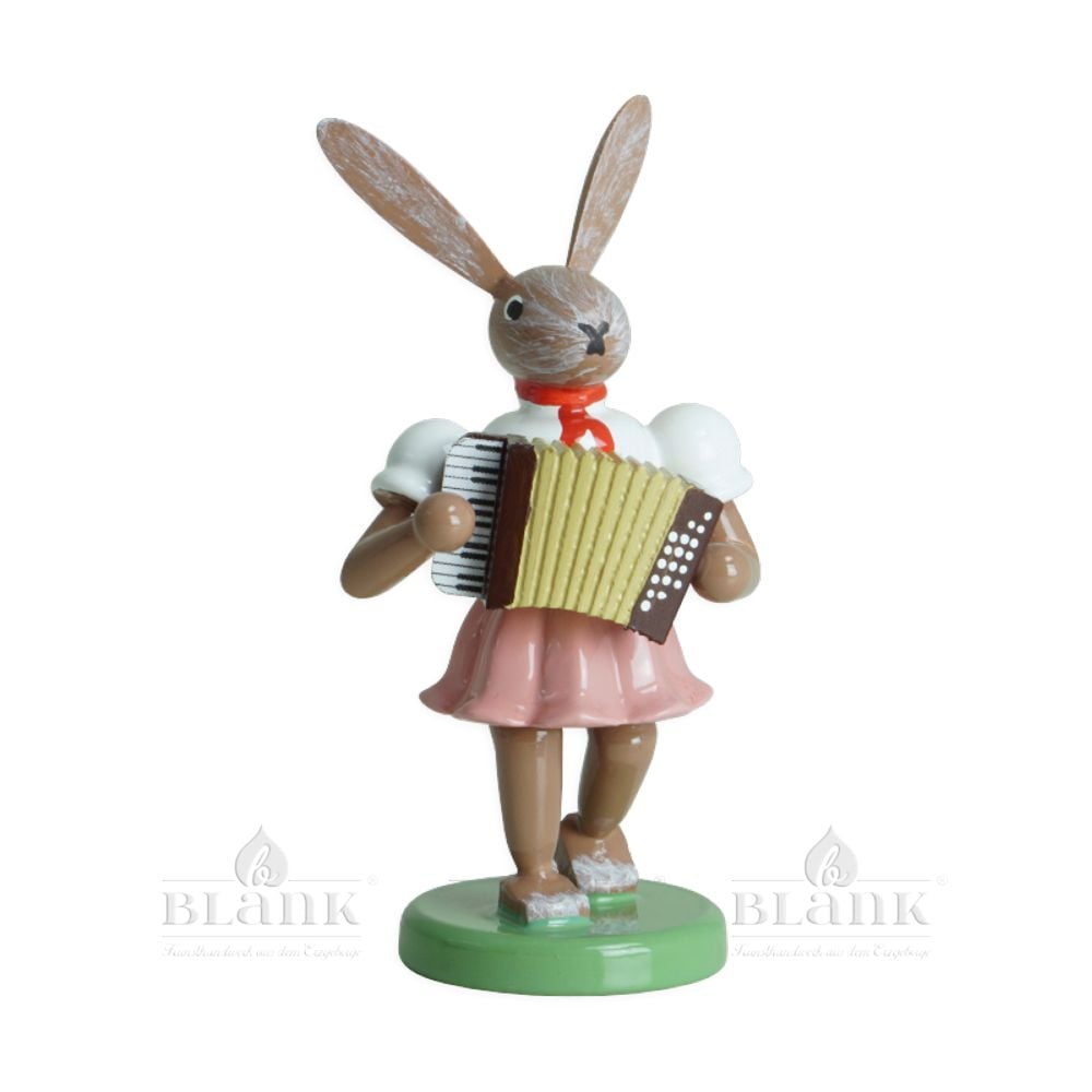 Easter bunny with accordion