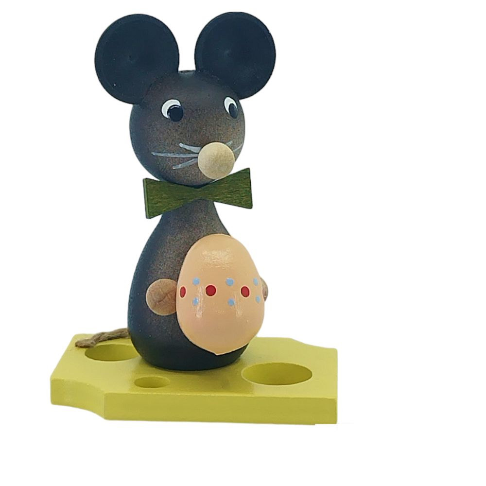 Mouse child with Easter egg