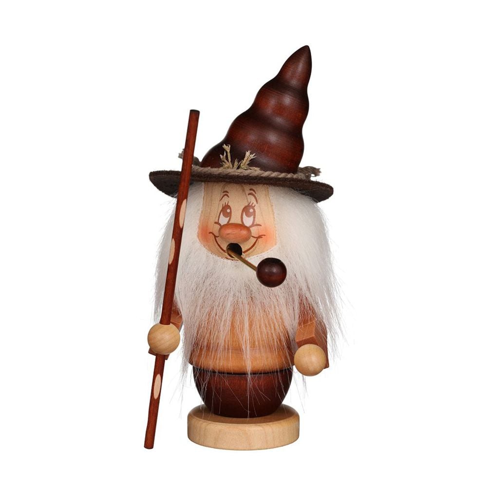 Smoker mini gnome with stick