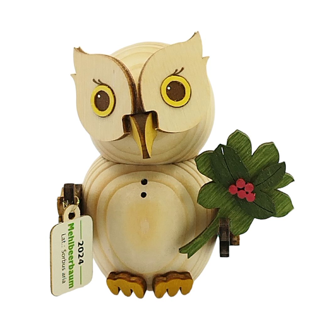 Mini owl with whitebeam