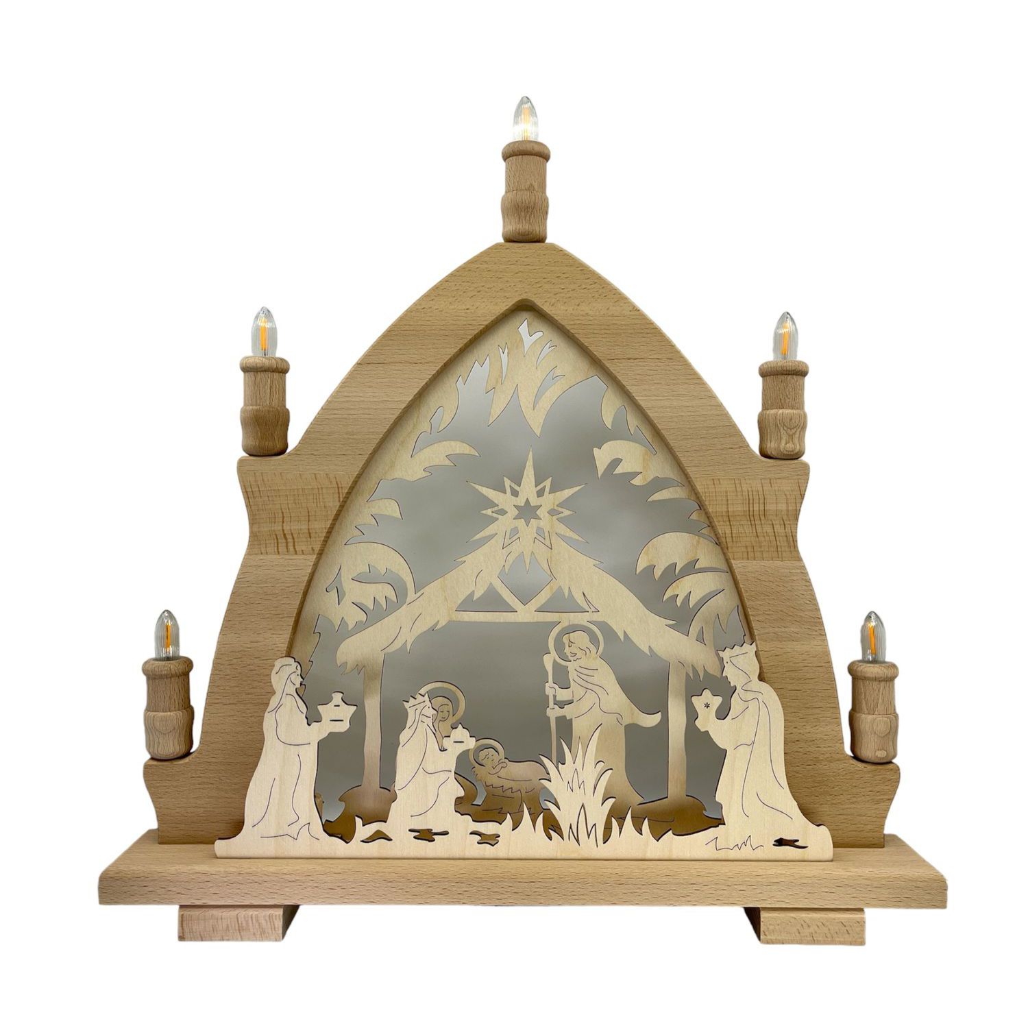 Candlestick arch crib