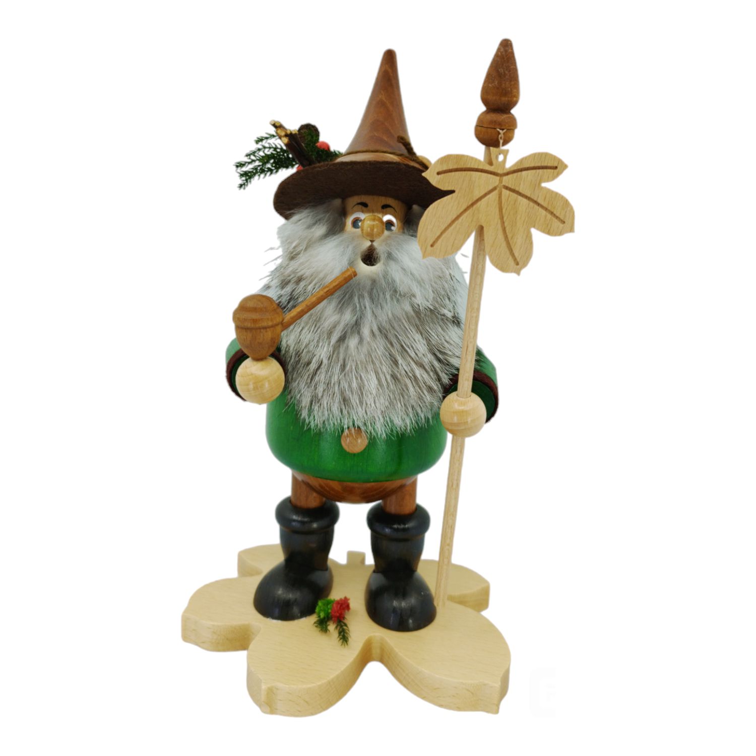 Smoker chestnut leaf gnome, green