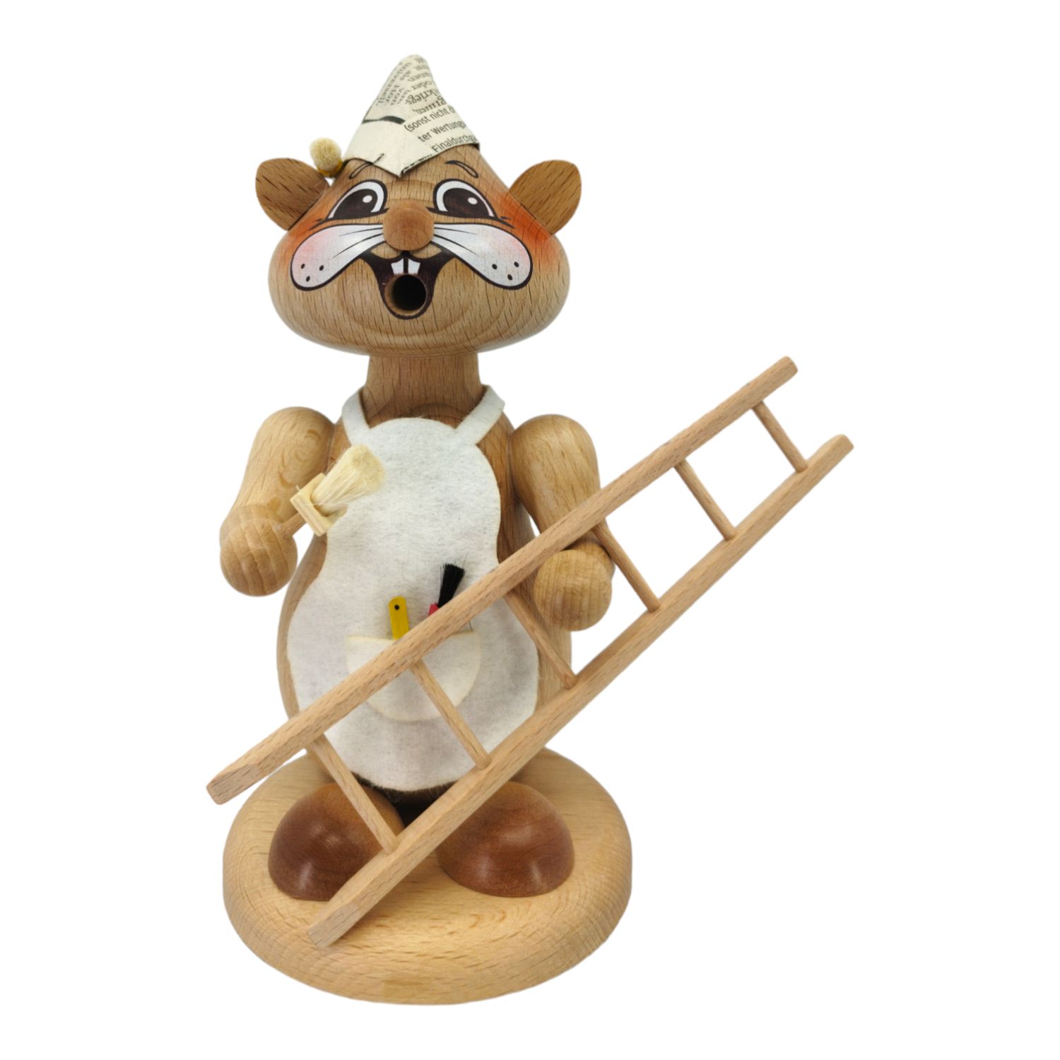 Incense figure hamster painter