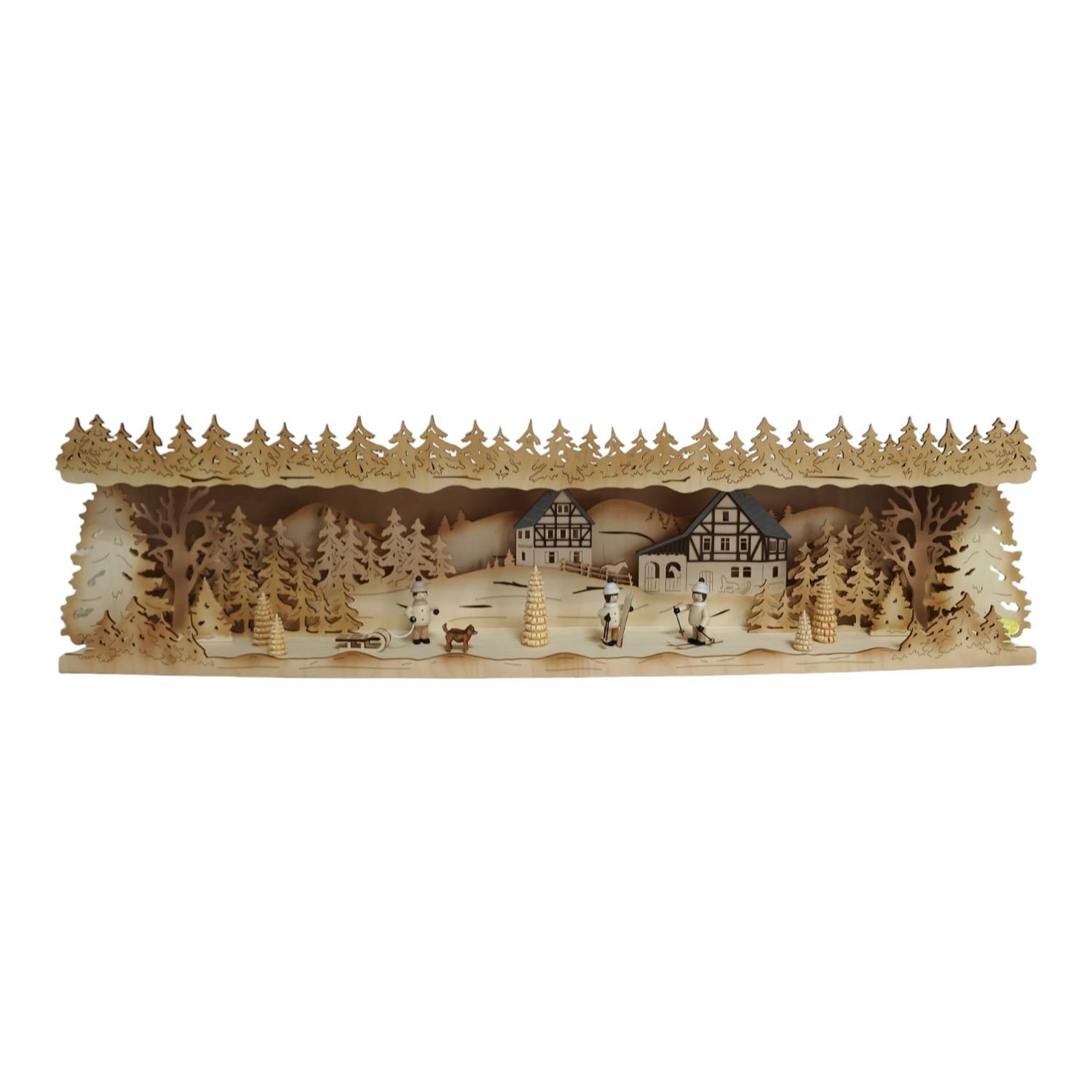 Panorama candle arch elevation, winter children
