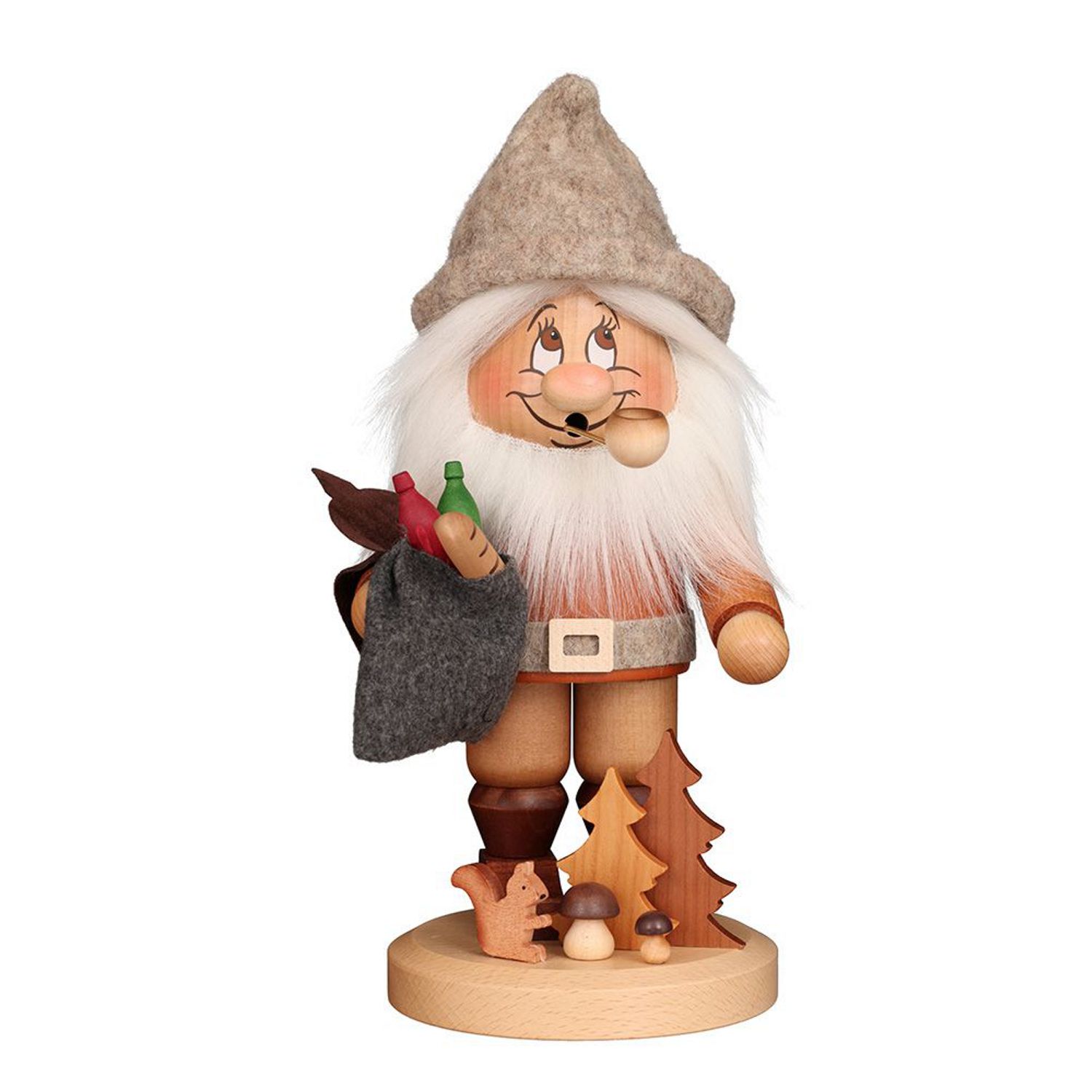 Smoking figure gnome nature boy