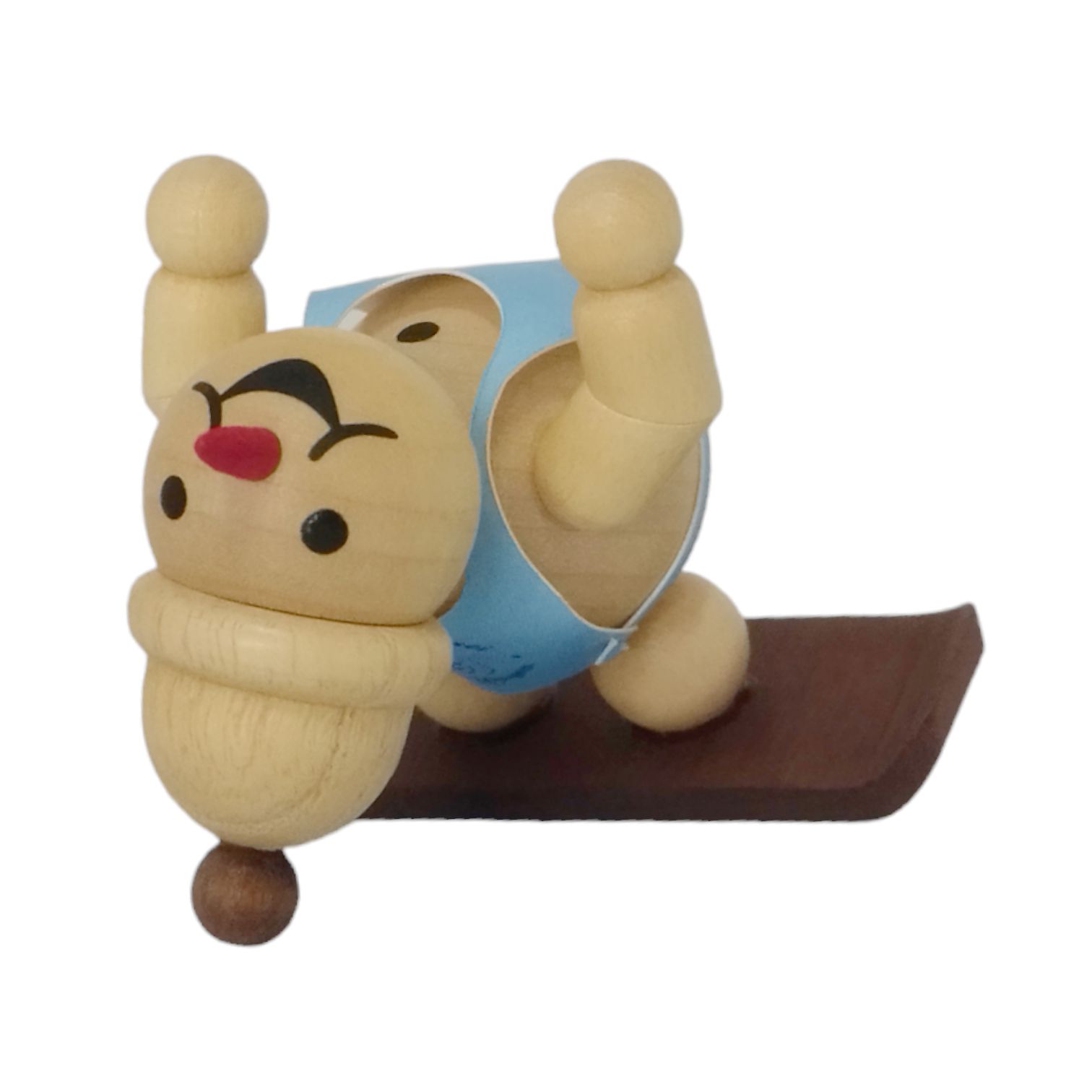 Snowman junior ski beginner snowboard, lying down