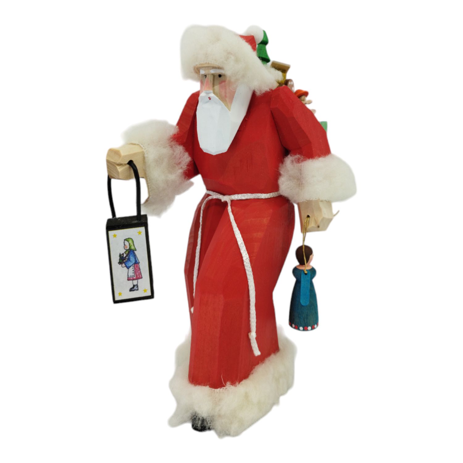 Santa Claus with fur
