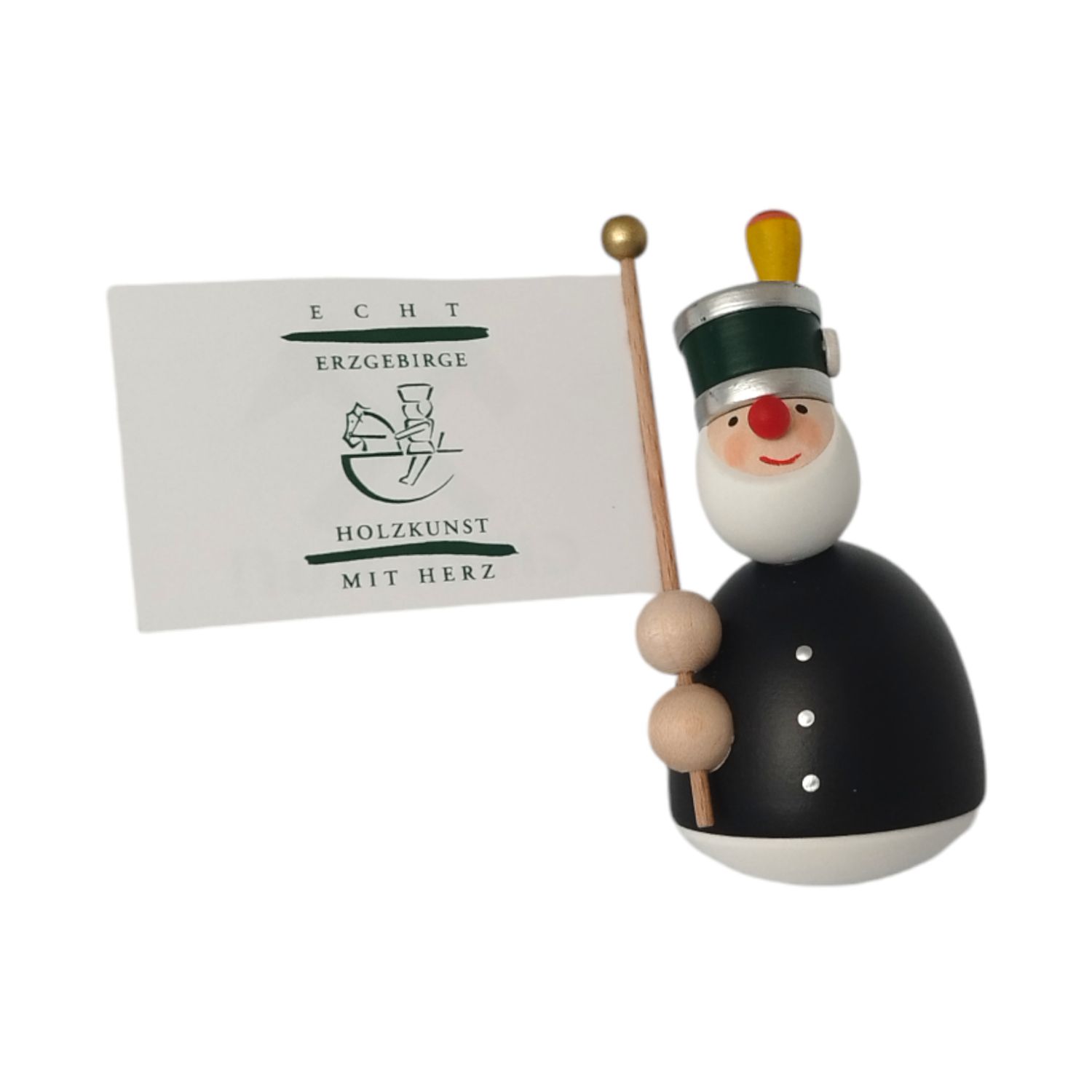Collectible figure Picus miner with flag