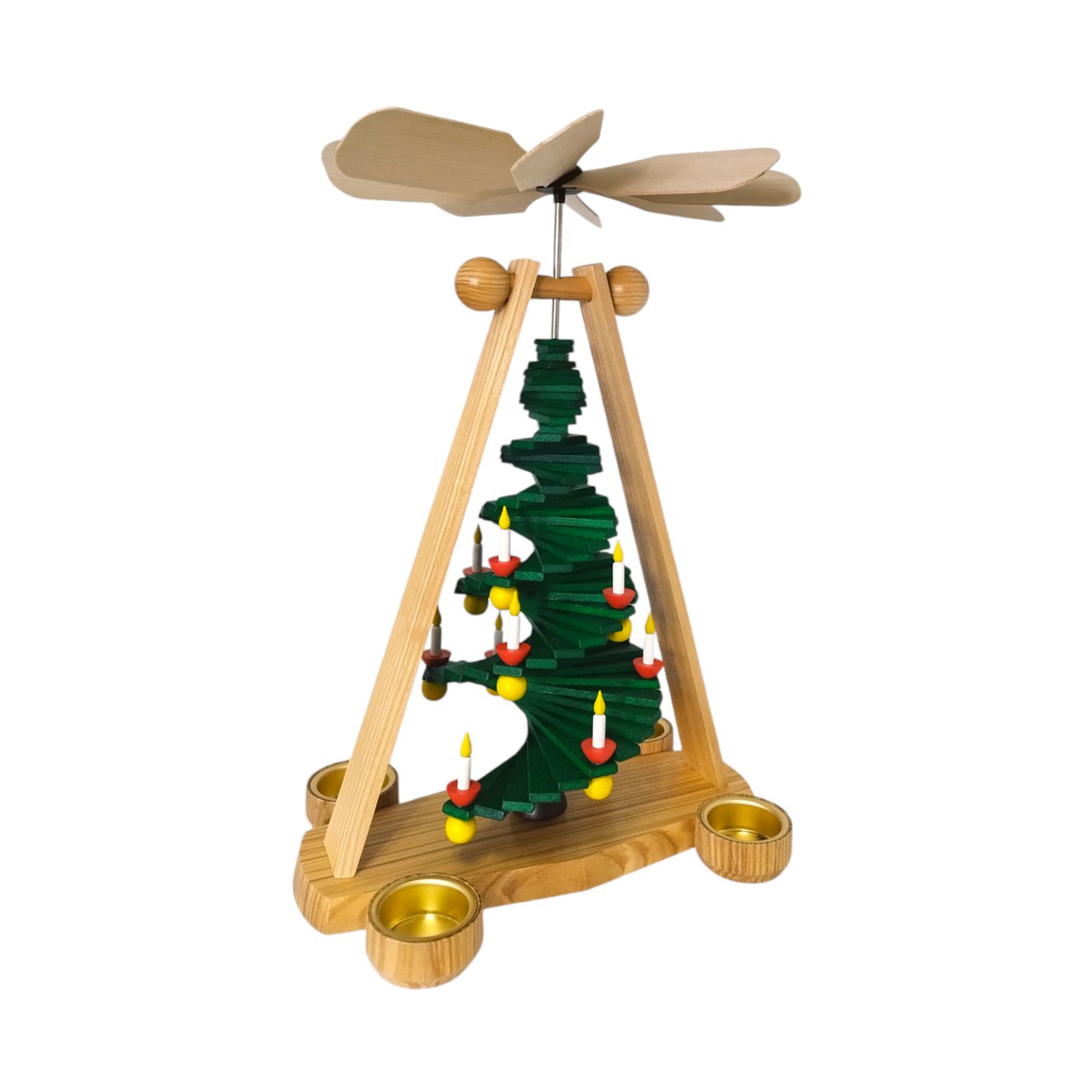 Step tree pyramid for tea lights