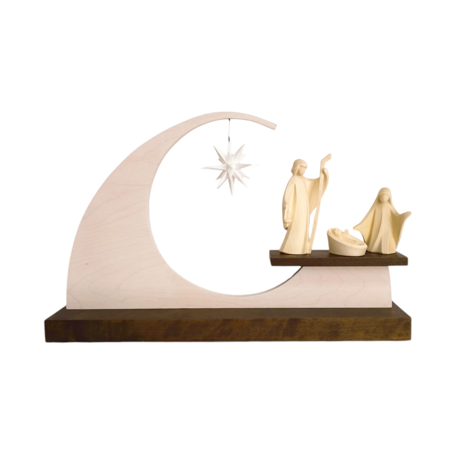 Star arch with Holy Family and Moravian ministers