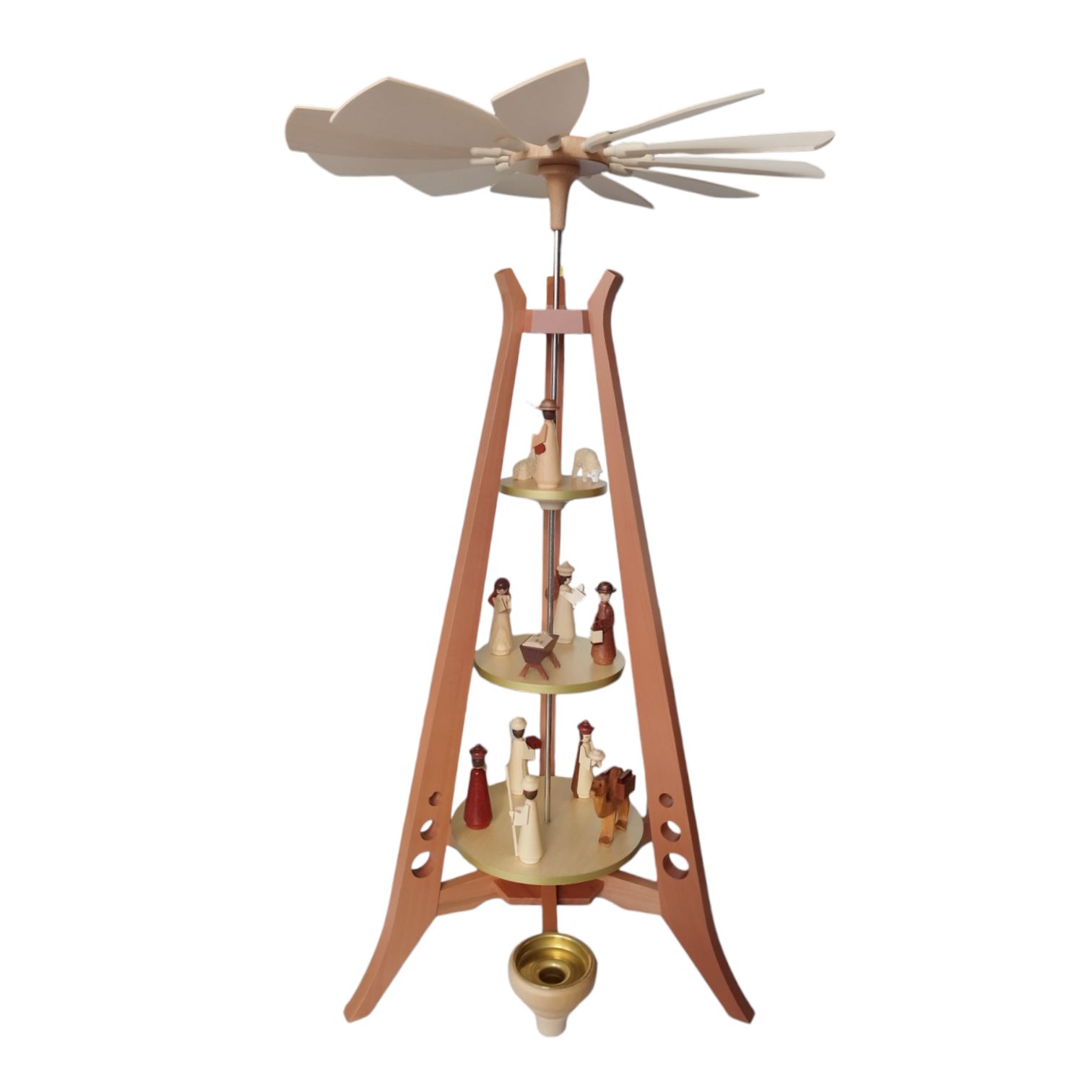 Pyramid in mid-century modern style, Nativity