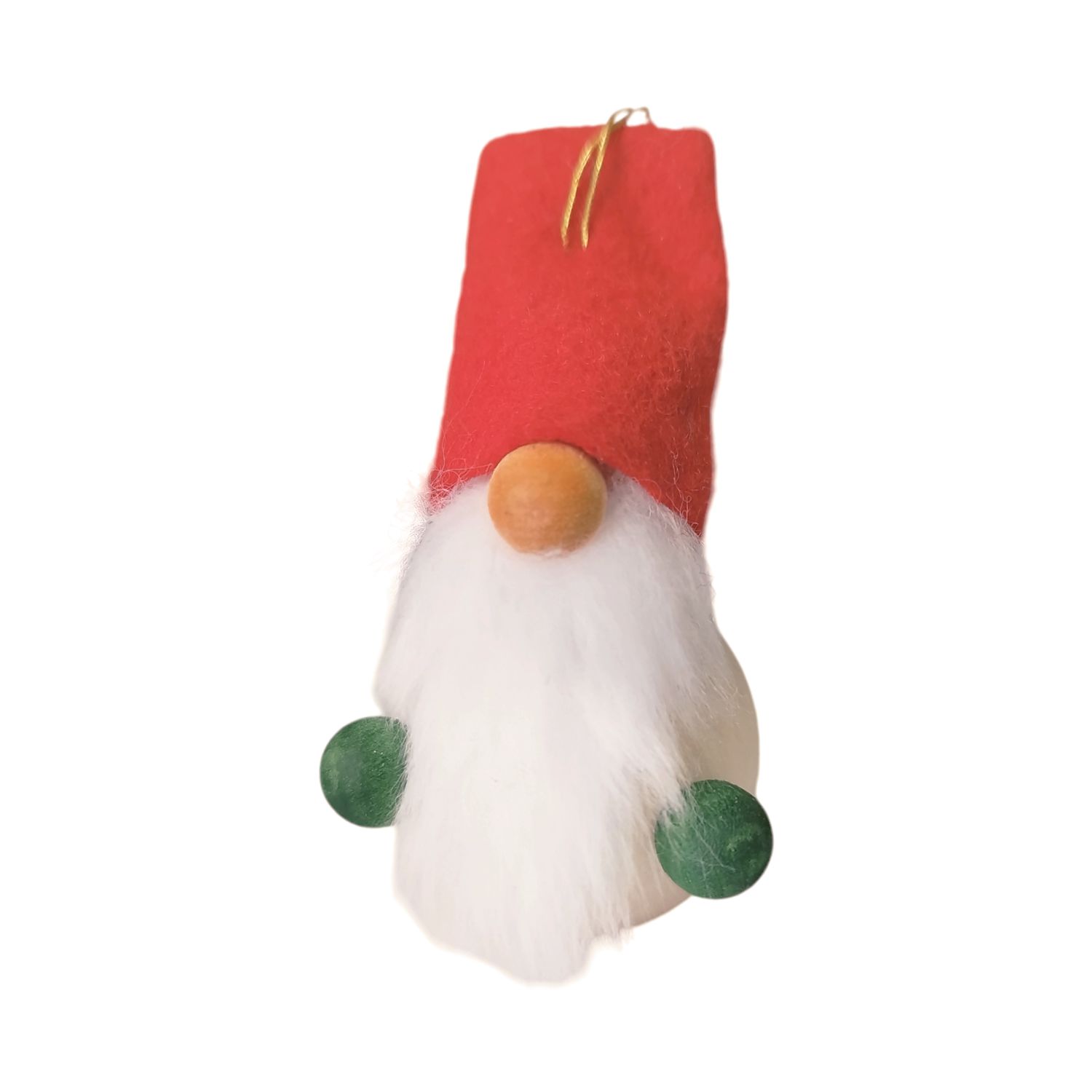 Hanging gnome with red hat