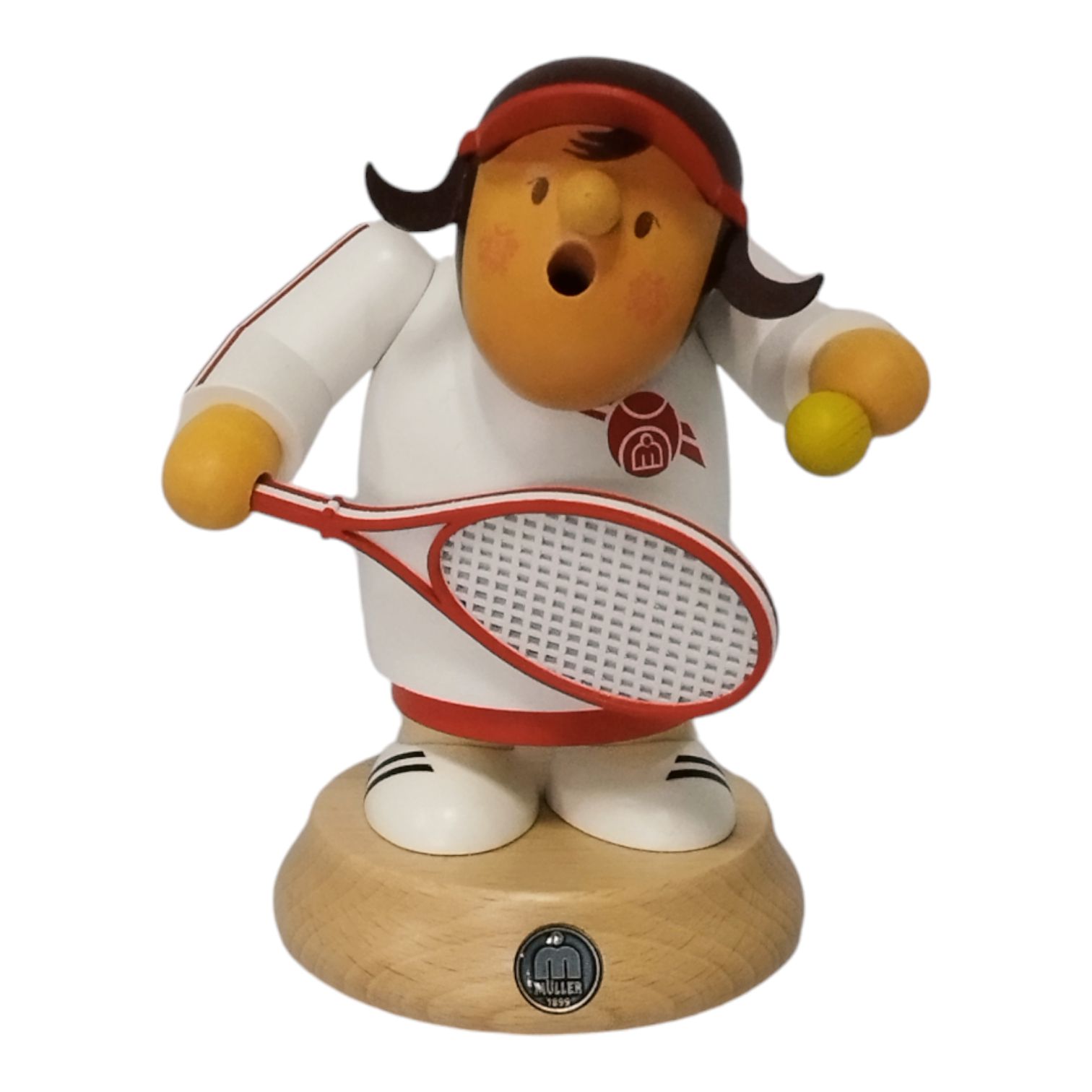 Räuchermann Müllerchen Tennisspielerin