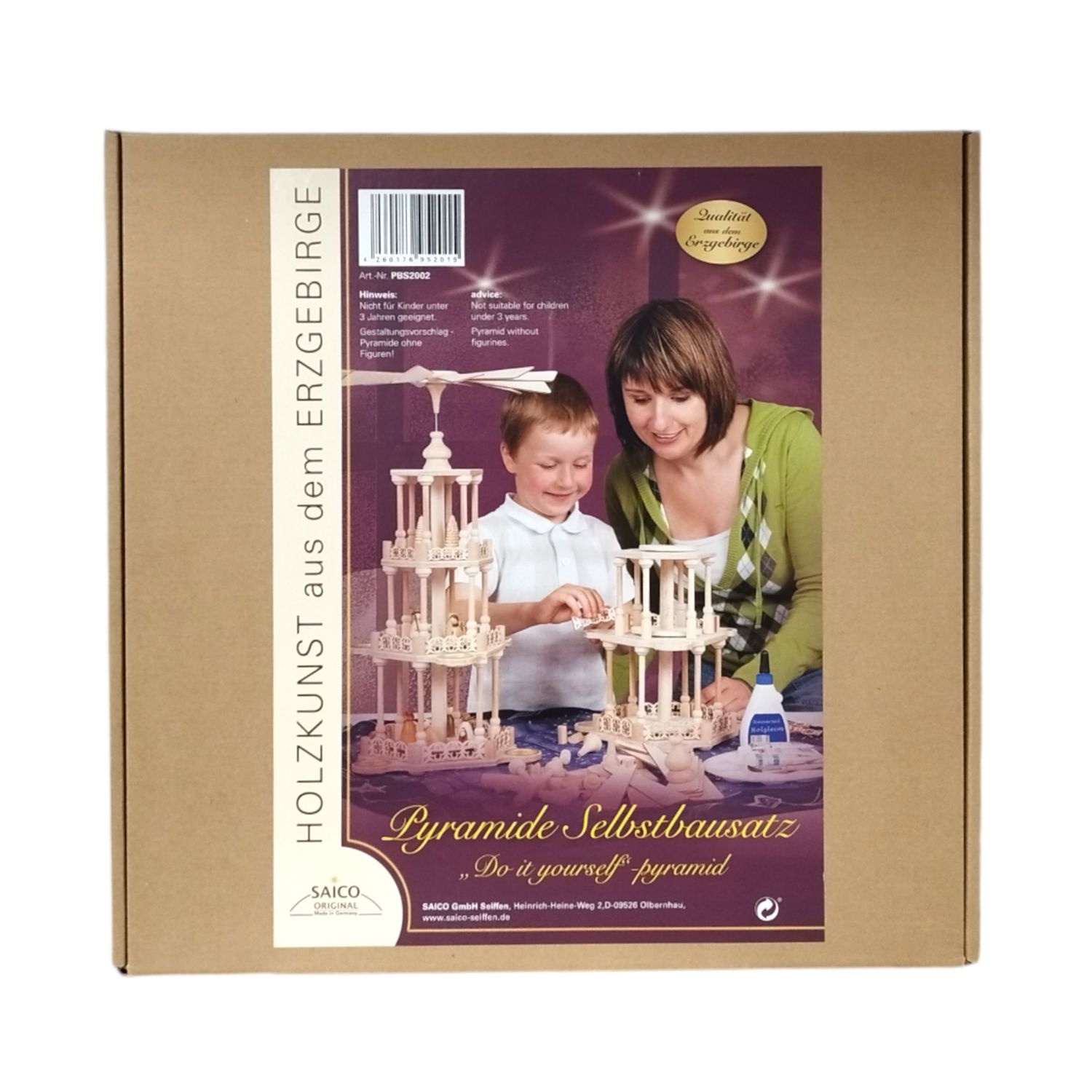 Pyramid craft kit, without components